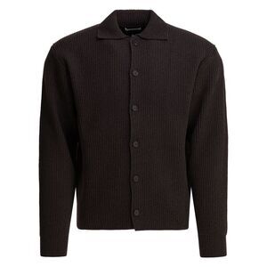 Auralee Men Super Fine Wool Cardigan